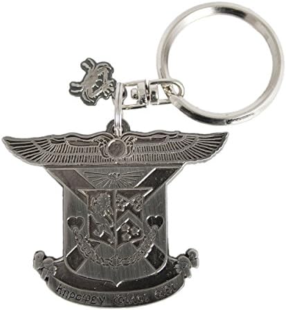 Delta Kappa Epsilon Fraternity Crest Key Chain