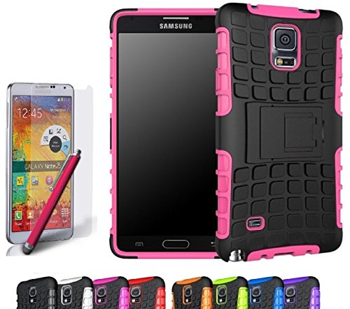 Galaxy note 4 case, cineyo(tm) heavy duty rugged dual l…