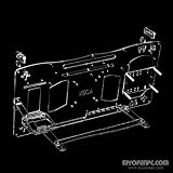 MYOPENPC BENCH Wide Wall or Partition Mountable Flat & Wide Open Test Bench Case for ATX, mATX, ITX motherboards and ATX PSUs - PC components are not included