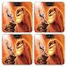 The Lion King Coasters , (set of 4) Brand New!