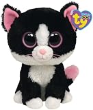 Ty 7136038 - Peppers-Katze Beanie Boos, schwarz/weiss, 15 cm