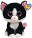 Ty 7136038 - Peppers-Katze Beanie Boos, schwarz/weiss, 15 cm