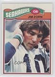 Jim Zorn RC (Rookie Card) Seattle Seahawks (Football Card) 1977 Topps #65 at Amazon.com