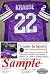 Paul Krause Autographed Jersey - Minnesota Vikings