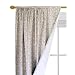 Roc-Lon Blackout Window Panel Pair - Geo Pewter