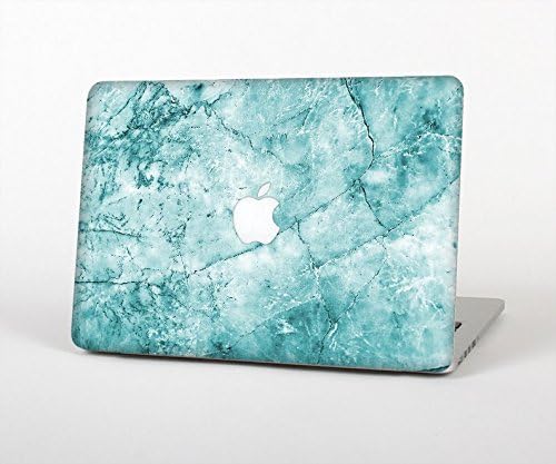 The Cracked Turquise Marble Surface Skin For The Apple MacBook 13" Air (Top Lid ONLY)