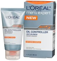 L'Oreal Men's Expert Oil Controller Moisturizer,  1.7-Ounce Tubes  (Pack of 3)
From L'Oreal
