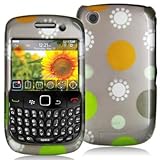 BLACKBERRY 8520/8530/9300/9330 DECORO BRAND PREMIUM PROTECTOR CASE - WHITE  ....