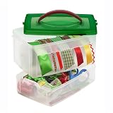 Holiday Snap N Stack 2 Tier Ribbon Dispenser - Green by Snapware