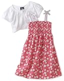 So La Vita Girls 4-6x Print Jacket Dress