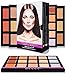 SHANY 4-Layer Contour and Highlight Makeup Kit - Set of Concealer/Color Corrector, Foundation, Contour/Highlight, and Blush Palettes