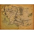 The Lord Of The Rings Middle Earth Map Giant XXL Poster Art Print