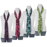 Adi Designs Ladies Lightweight Floral Print Scarf