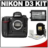 cheap Nikon D3 FX 12.1MP Digital SLR Camera (Body Only) with Nikon EN-EL4a Battery + Nikon LensPen Pro Cleaning Kit