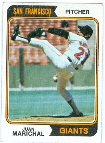 Juan Marichal baseball card 1974 Topps #330 (San Francisco Giants) 67