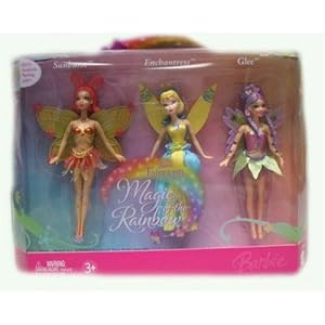 Barbie Fairytopia Magic of the Rainbow Mini Dolls Gift Pack: Sunburst, Enchantress and... by 