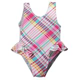 405 South by Anita G - Toddler Girls One Piece Bathing Suit, Pink, Aqua