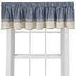 Little Dozer Infant Valance - Blue/ Khaki