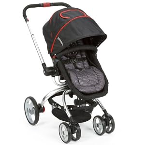 The First Years Wave Stroller, Black/Red
