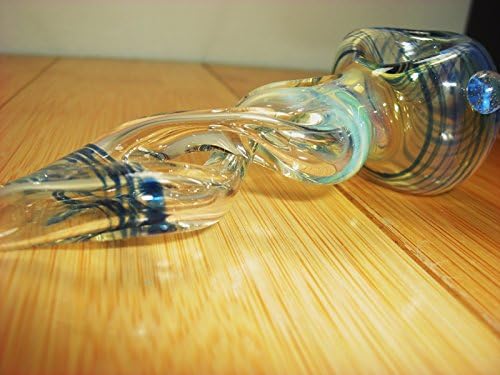 3.5 inch Twisted Themed Incense Ash Holder Burner Usa Fumed Color Changing