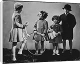 Canvas Prints of Children/tweed Coats from Mary Evans