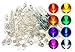 microtivity IL188 5mm Assorted Clear LED w/Resistors (8 Colors, Pack of 80)