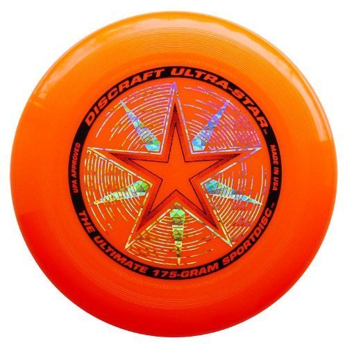 Discraft 175 gram ultra-star sportdisc bright orange