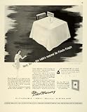 1943 Ad Fred Harvey Chicago Restaurants Waitress Table Reserved Private Pringle - Original Print Ad