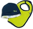 Disney Baby-Boys Newborn Disney Pixar Monsters, Inc Reversible Cap and Bib Set