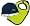 Navy/Green