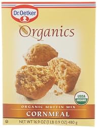 Dr. Oetker Organics Muffin Mix, Cornmeal, 16.9-Ounce Boxes (Pack of 12)