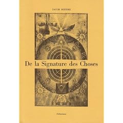 De la signature des choses