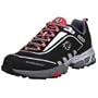 Pearl iZUMi Men's syncroSeek III WRX Running Shoe,Black/True Red,11.5 M US