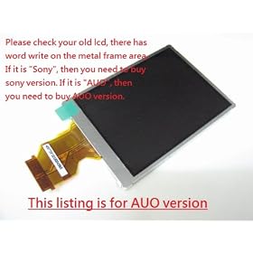 LCD Screen Display For SONY DSLR a200 a300 a350 a-200 a-300 a-350 AUO version ~ DIGITAL CAMERA Repair Parts Replacement