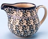 Polish Pottery Small 8 oz. Pitcher / Creamer 3 1/2 H **CLEARANCE**