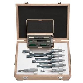 Mitutoyo 103-907-01, 0-6 X .0001 Outside Micrometer Set, with Standards
