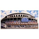 Chicago Cubs Outside Wrigley Field Lithograph