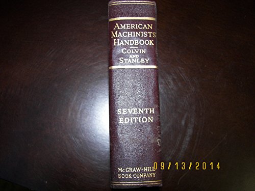 american machinists' handbook, by Fred H. and Frank A. Stanley Colvin