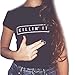 Lisingtool Women Letter Printing Short Sleeve Cotton Blouse Tops T-Shirt (Large)