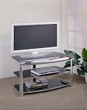 Chrome TV Stand By Coaster Furniture
