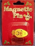 Magnetic Flashing Holiday Light Pins