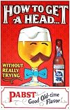Pabst Blue Ribbon Beer - How to Get A Head 11x17 Poster