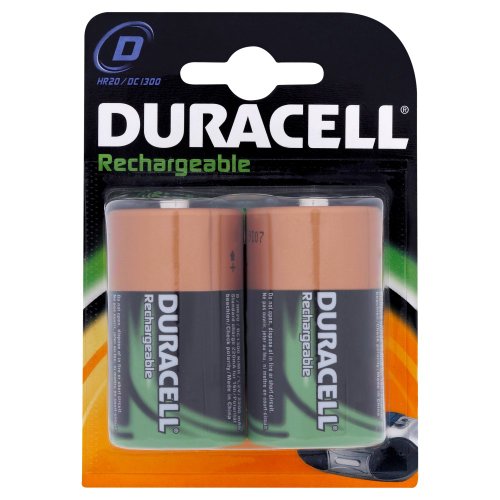 Duracell Akku Mono D (HR20) 1,2V 2200mAh im 2er Pack Preisvergleich