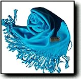 IMAGE OF Elegant PASHMINA SCARF WRAP SHAWL STOLE (turquoise)