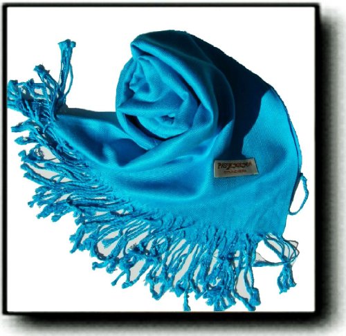 Elegant PASHMINA SCARF WRAP SHAWL STOLE (turquoise)