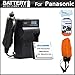 Battery And Charger Kit For Panasonic Lumix DMC-TS25, DMC-TS20 WaterProof Digital Camera Includes Extended Replacement (900Mah) DMW-BCK7 Battery + Ac/Dc Rapid Travel Charger + Floating Strap + MicroFiber Cloth + More