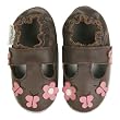 Momo Baby Soft Sole Baby Sandal Shoes - Daisy & Butterfly Brown