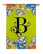 Gablecrest Monogram Silk Reflections Regular Size Flag - B Gablecrest Monogram Silk Reflections Regular Size Flag - B