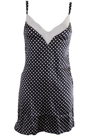 Andres Sarda Silk Chemise with Lace Detailing
