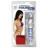 Topco Cyber Glass Four Way Dildo